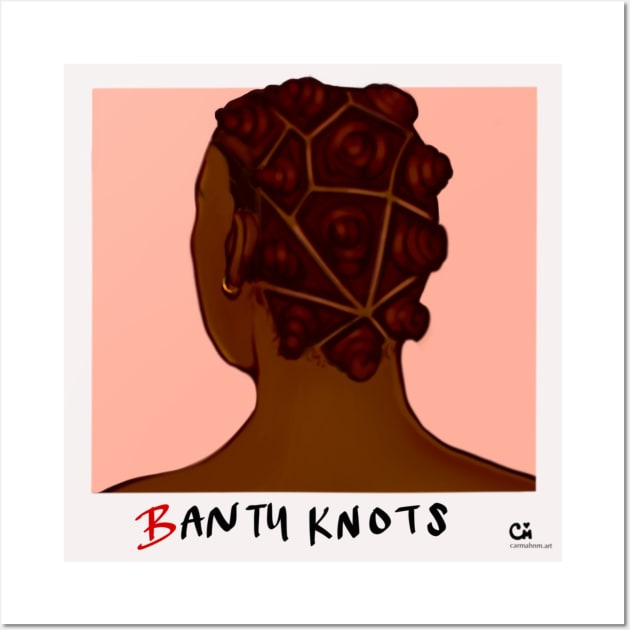 Bantu Knots Wall Art by CarmahnArt